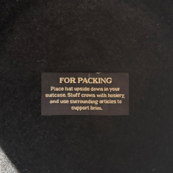 Eric Javits New York Vintage Black Felt Medium Brim Bucket Hat EUC One Size - Picture 6 of 8